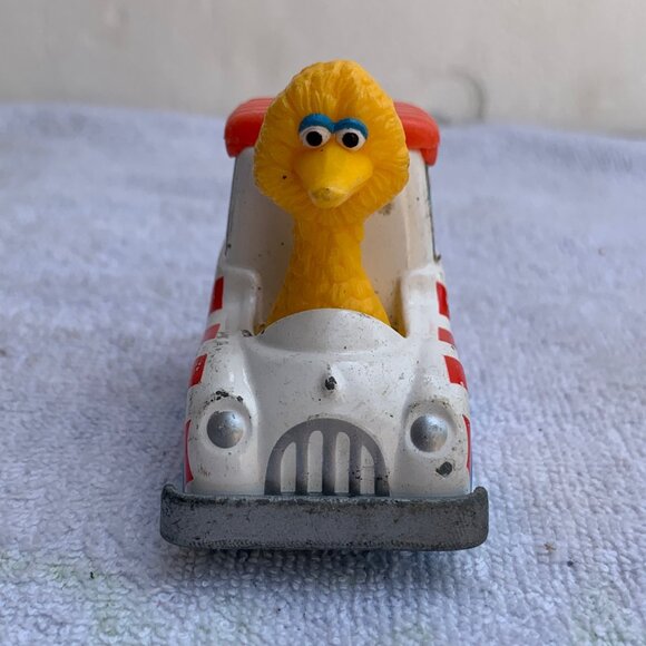 Vintage 1983 Playskool Big Bird Popcorn Van Toy Sesame Street Childrens TV - Picture 2 of 8